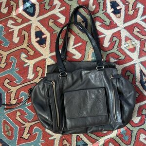 See by Chloe Steel Grey Leather Purse